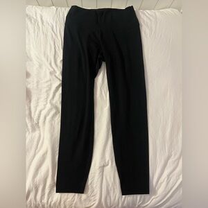 A medium pair of black high waisted leggings from Old Navy